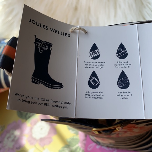 🌈 JOULES WELLIES TALL RAIN BOOTS🌈 - Picture 6 of 9